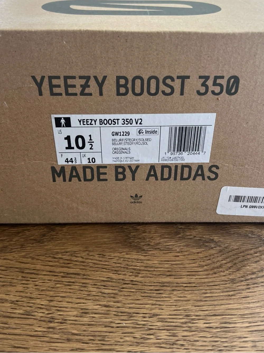 Adidas Yeezy Boost 350 V2 Gray with Orange Stripe
